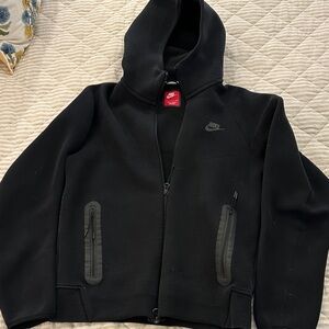Nike Tech Black Hooded Jacket